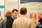 Discussions over the poster presentation at NOBUGS
